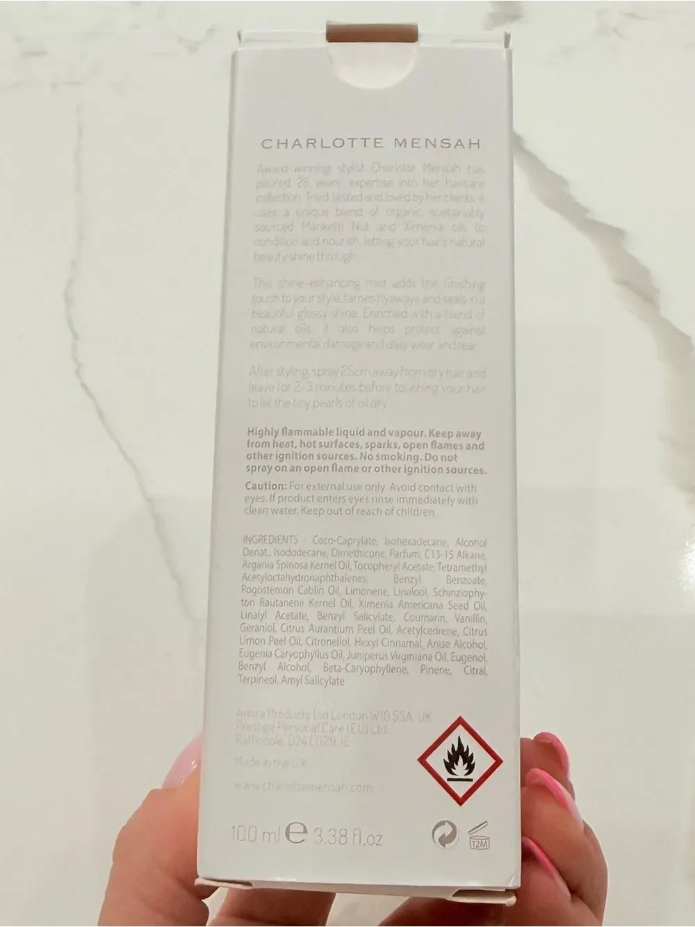 Charlotte Mensah Limited Edition Manketti Oil Finishing Mist